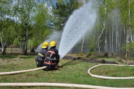 На Волині пожежники проводили навчання. ФОТО