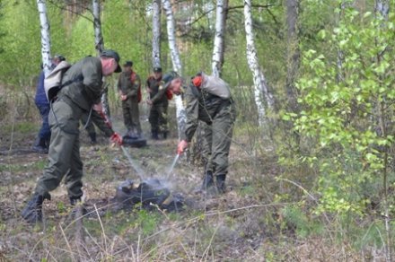 На Волині пожежники проводили навчання. ФОТО