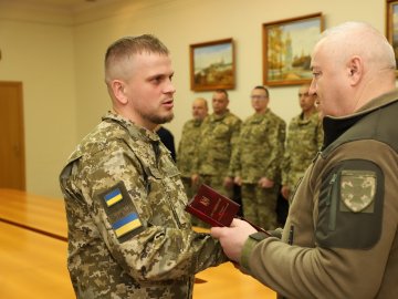 Троє прикордонників з Волині отримали державні нагороди. ФОТО