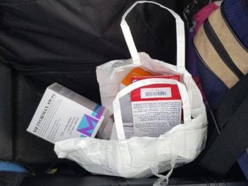 На «Ягодині» у водія вантажівки, який їхав з Польщі, знайшли наркотики. ФОТО