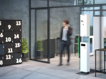 Меценати обладнали три лікарні на Волині автоматичними дезінфекційними станціями