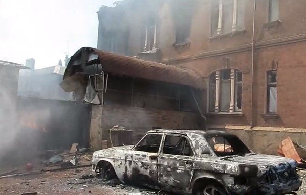Разгромлен штаб боевиков Славянска в «Доме купцам на ул. Короленко  (Новости Донбасса)