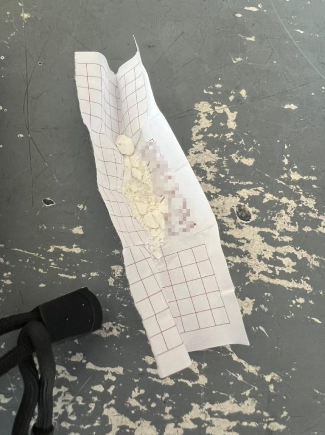 На «Ягодині» в американця пес винюхав наркотики. ФОТО