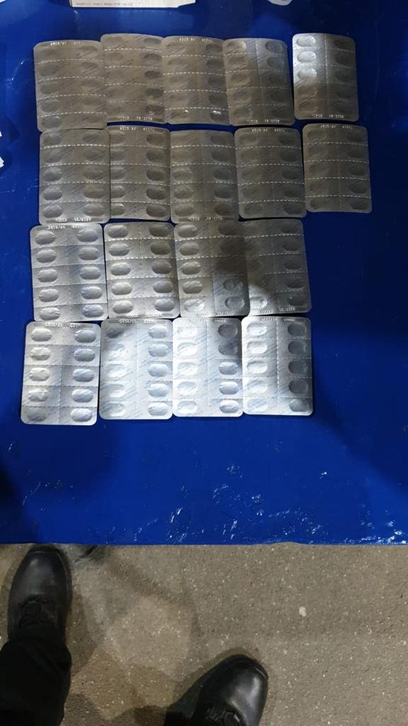 На «Ягодині» в американця пес винюхав наркотики. ФОТО