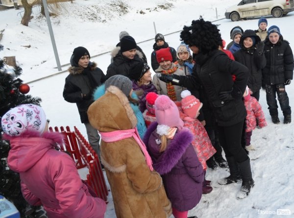 У Луцьку на Різдво «Сіті-парк» влаштував дітям свято. ФОТО