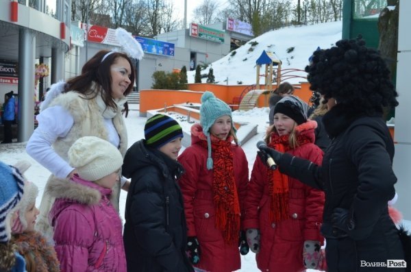 У Луцьку на Різдво «Сіті-парк» влаштував дітям свято. ФОТО