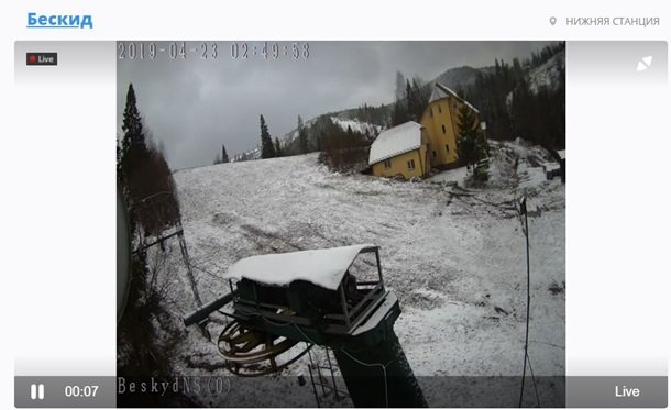 У Карпатах почав падати сніг. ФОТО