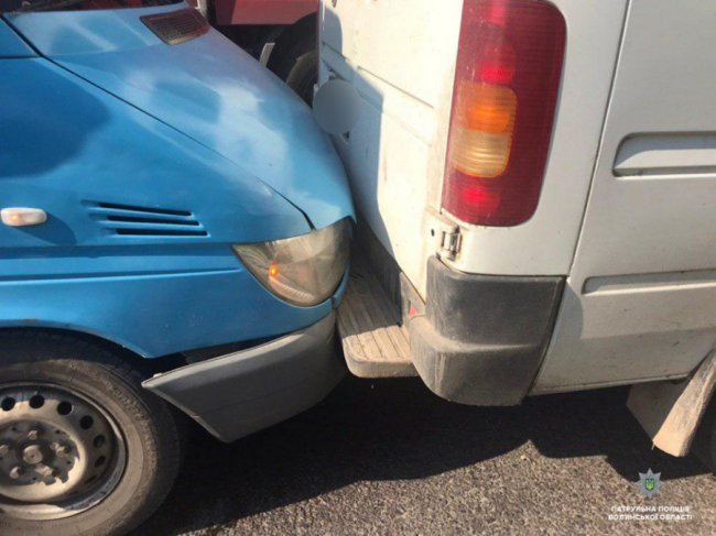 У Луцьку – подвійна аварія. ФОТО