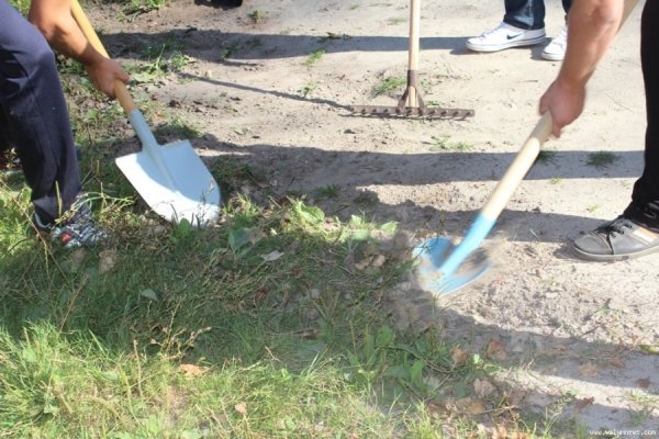 У Луцьку прибрали спортмайдачник біля «Спартака». ФОТО