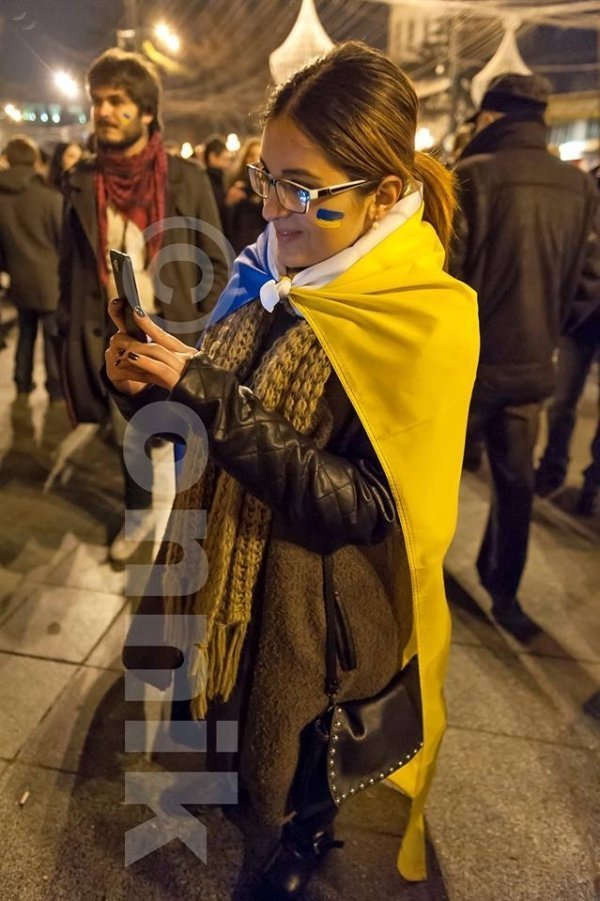 Грузини підтримали Євромайдан. ФОТО