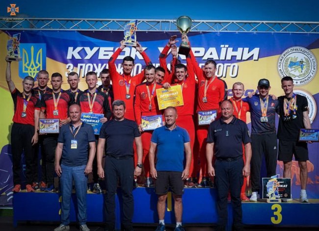 Волинські рятувальники здобули Кубок України з пожежно-прикладного спорту. ФОТО