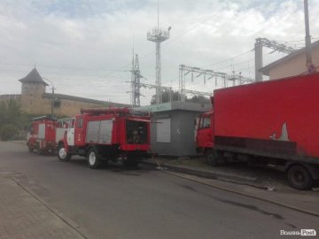 З’явилося відео пожежі на підстанції в Луцьку