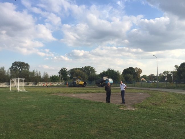 В ОТГ на Волині реконструюють стадіон. ФОТО