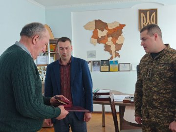 Посмертну нагороду Героя з Волині отримав батько