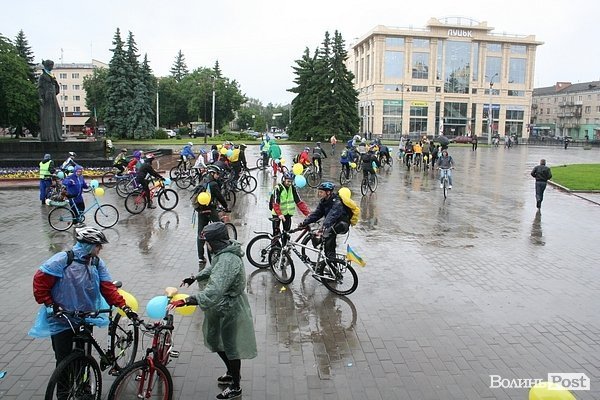 Велодень у Луцьку. ФОТО