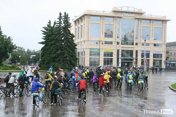Велодень у Луцьку. ФОТО