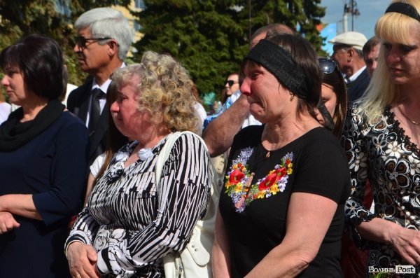 У Луцьку привітали матерів, чиї сини загинули в АТО