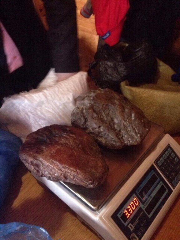 У сусідній області СБУ вилучила сто п’ятнадцять кілограмів бурштину. ФОТО. ВІДЕО