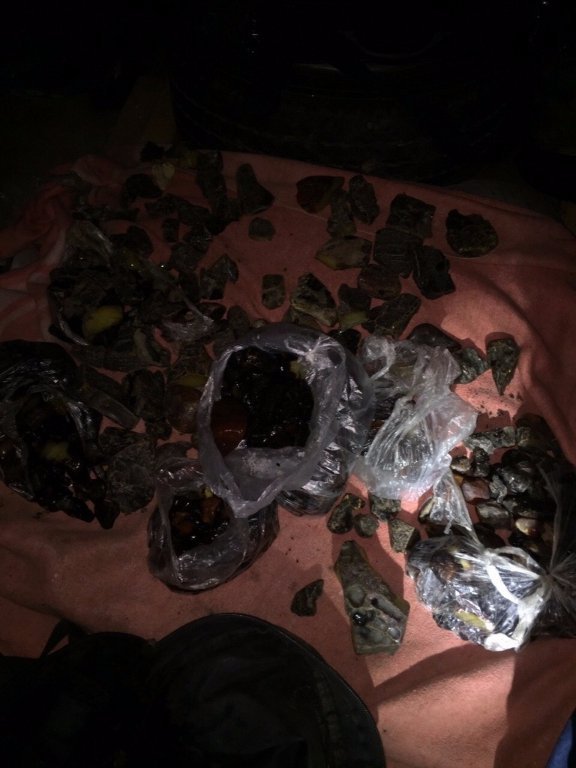 У сусідній області СБУ вилучила сто п’ятнадцять кілограмів бурштину. ФОТО. ВІДЕО