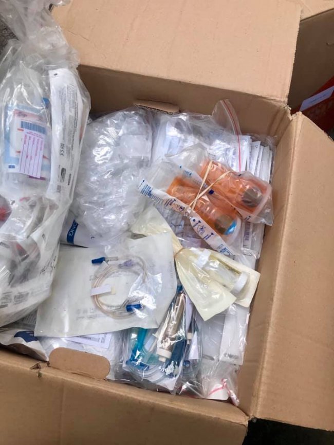 Луцька лікарня отримала від американців  благодійну допомогу. ФОТО