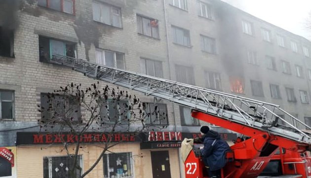 У Павлограді горів гуртожиток, є постраждалі