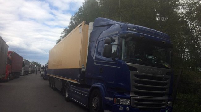 Польські перевізники розпочали акцію протесту 