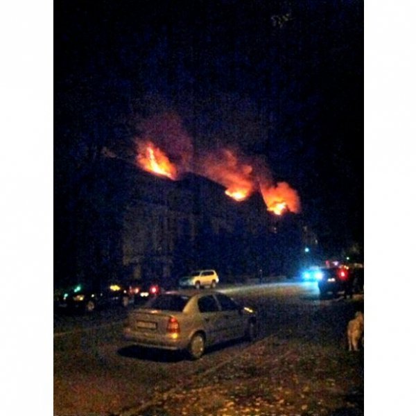 Пожежа в Аграрному університеті. ФОТО. ВІДЕО