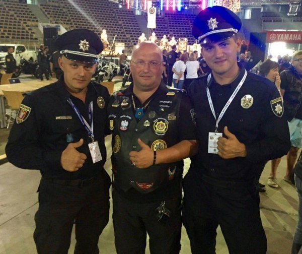 Луцькі патрульні взяли участь у міжнародному автопробігу поліцейських. ФОТО