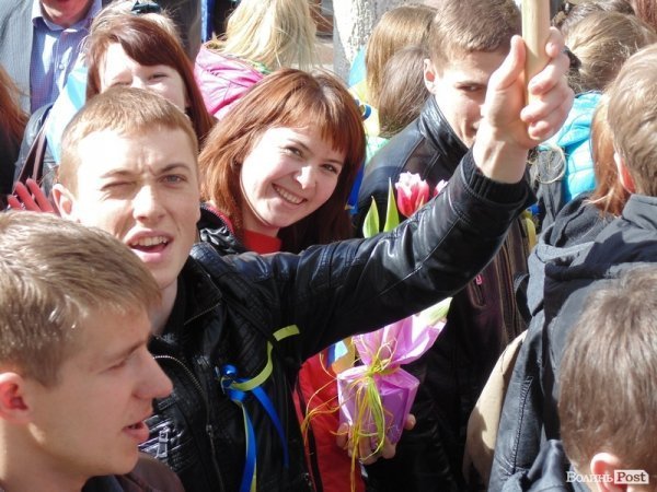 Студентська «єврохода» в Луцьку. ФОТО
