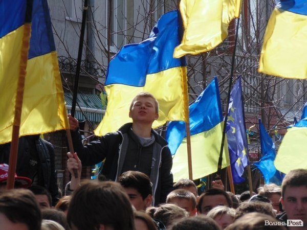 Студентська «єврохода» в Луцьку. ФОТО