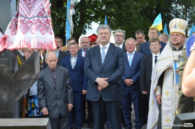 Візит Порошенка на Волинь: як це було. ФОТО