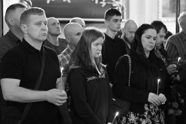 Лучани попрощалися із Героєм Романом Гаврилюком