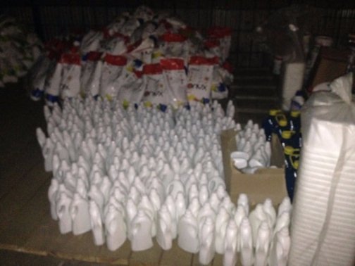 У Луцьку підпільно виготовляли та продавали побутову хімію. ФОТО