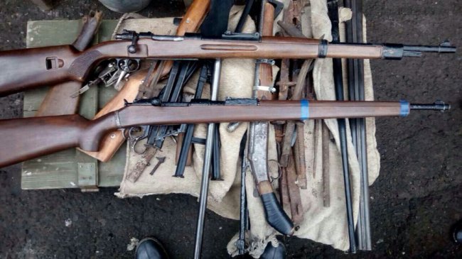 На Волині вилучили арсенал зброї