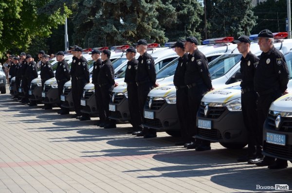 В Луцьку презентували групи реагування патрульної поліції. ФОТОРЕПОРТАЖ