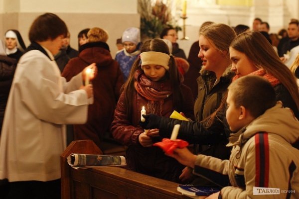Як Луцькі католики святували Пасху. ФОТО