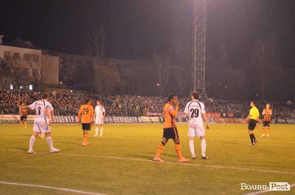 Фатальне пенальті: «Волинь» програла «Шахтареві»