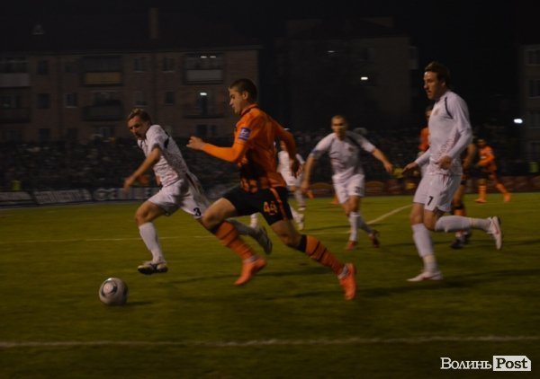 Фатальне пенальті: «Волинь» програла «Шахтареві»