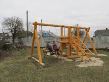 У волинських селах облаштували дитячі містечка