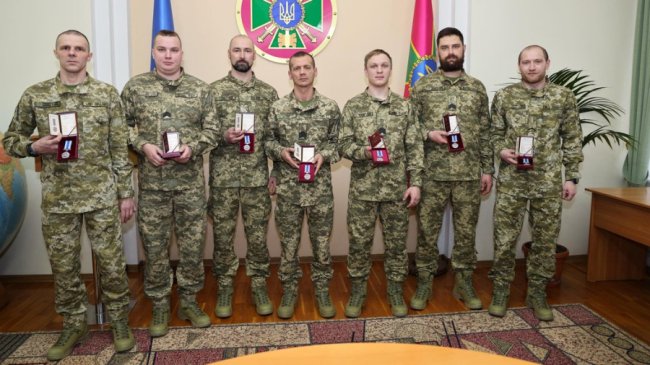 Семеро прикордонників Волинського загону отримали державні нагороди 