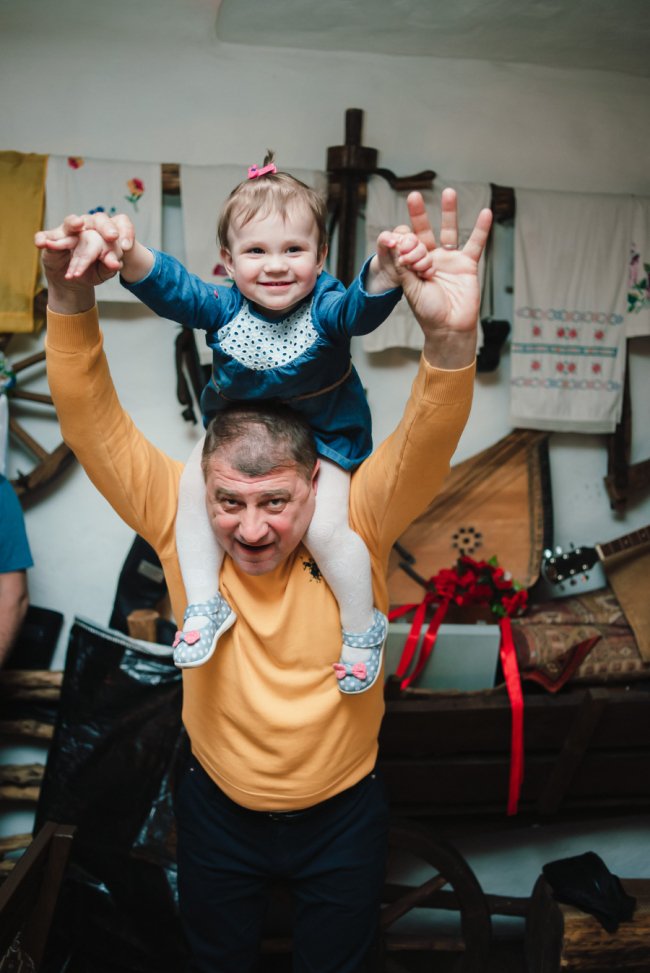 Онуки взяли активний характер від дідуся