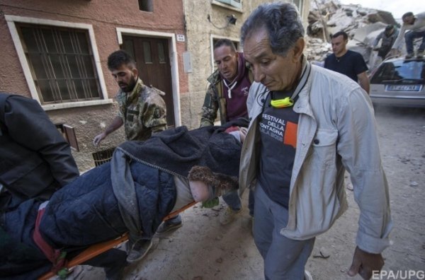 У центральній Італії - землетрус. ФОТО