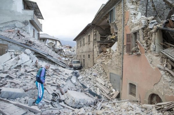 У центральній Італії - землетрус. ФОТО