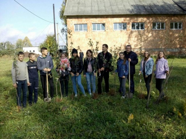 На Любомльщині учні озеленили шкільні двори. ФОТО