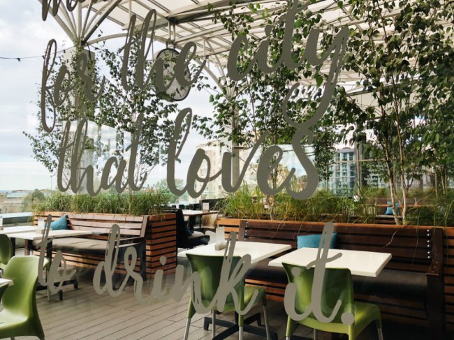 Тераса Grand Central стала ще теплішою*