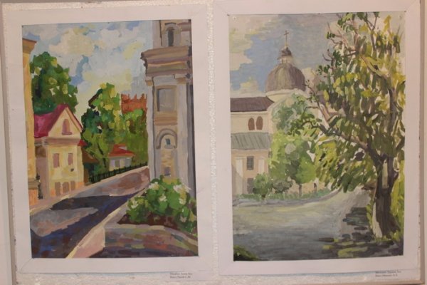 Юні художники показали на картинах неповторну красу Луцька. ФОТО