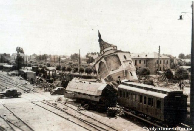 ст. Ковель після німецьких бомбардувань