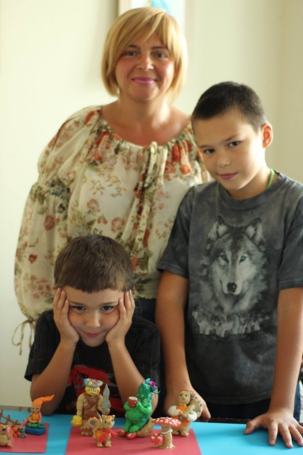 У Луцьку діти ліпили анімаційних персонажів з пластиліну. ФОТО