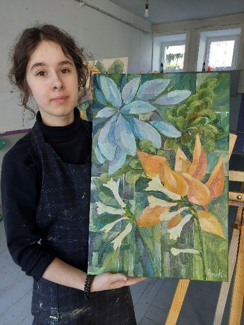 Роботи учнів Луцької художньої школи представлені на благодійній виставці у Лондоні. ФОТО