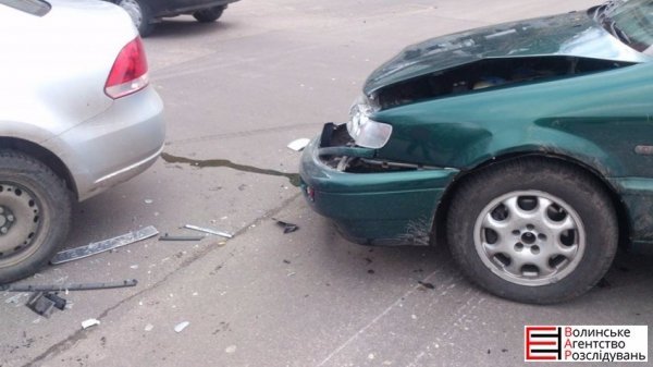 У Луцьку - ДТП на Шопена. ФОТО